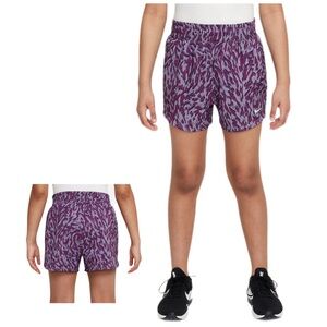 Nike Kids' Dri-FIT One Woven High Rise VNR Shorts Large NWT